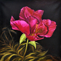 Картина «Пионы с кофеином» купить или заказать в Москве