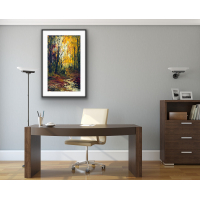 Картина «Ручей» в интерере дизайнера, купить или заказать в Москве