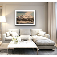 Картина больших размеров холст масло «Горы» купить и заказать в Москве у художника